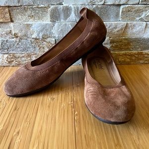 Joseph Siebel Pippa Brown Suede Ballet Flat LBN